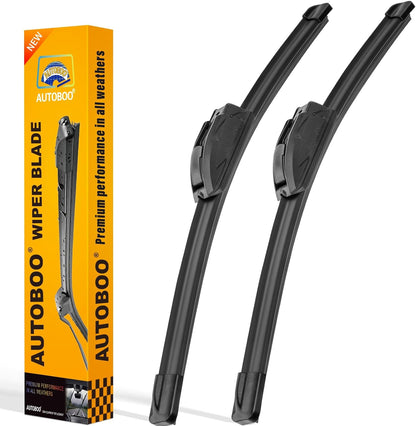 19" and 19" Windshield Wipers Blades (Pack of 2),OEM Quality Premium All-Seasons Wiper Blades,Stable and Quiet Armor Wiper Blades